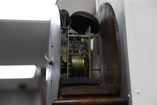 James Robertson of Edinburgh. An early 19th century Scottish mahogany quarter striking eight day longcase clock, 6ft 10in.